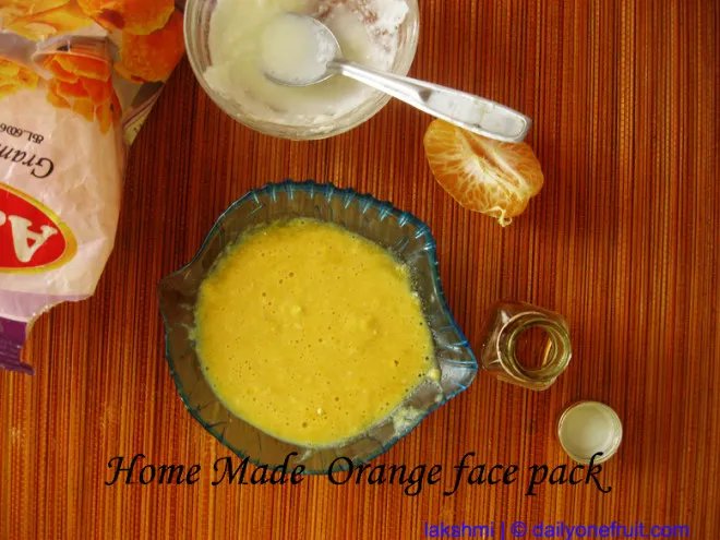 28319 orange face pack gram flour